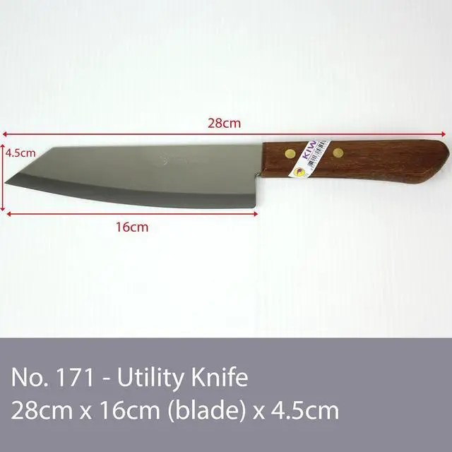 Alt view image 2 of 4 - Kiwi Brand Stainless Steel 8 inch Thai Chef's Knife No. 21