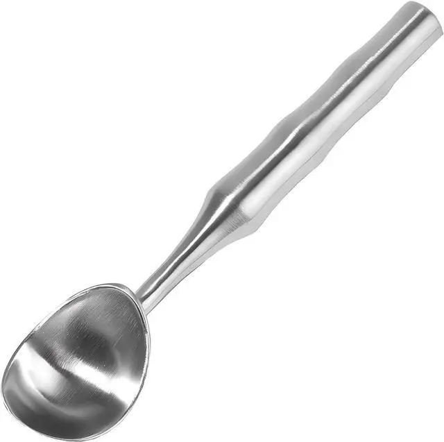Main image of Stainless Steel Ice Cream Scoop - Ergonomic Handle small Ice Cream Scooper Heavy Duty Ice Cream Scoops Best Rated - One-Piece Dishwasher Safe Icecream Scoop Stainless Steel