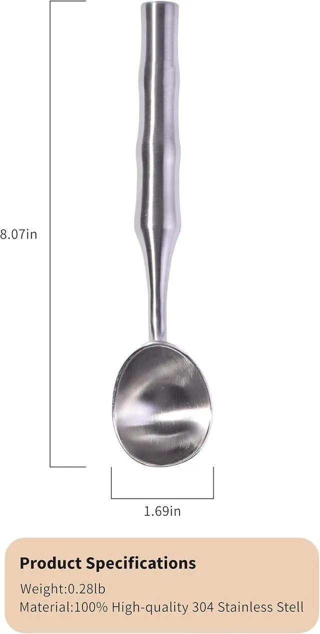 Alt view image 2 of 7 - Stainless Steel Ice Cream Scoop - Ergonomic Handle small Ice Cream Scooper Heavy Duty Ice Cream Scoops Best Rated - One-Piece Dishwasher Safe Icecream Scoop Stainless Steel