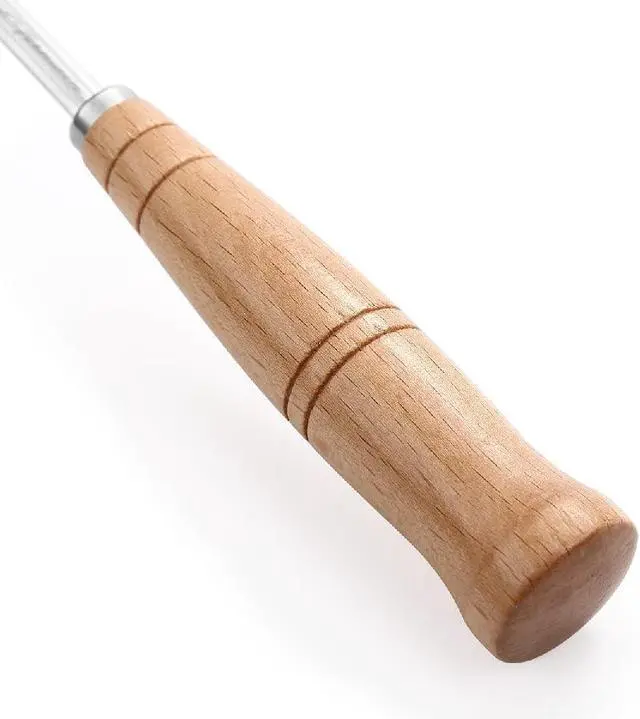 Alt view image 2 of 6 - "SAINT GERMAIN Premium Hand Crafted Bread Lame for Dough Scoring Knife, Lame Bread Tool for Sourdough Bread Slashing with 10 Blades Included with Replacement with Authentic Leather Protector Cover"