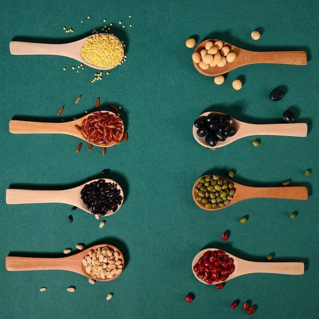 Alt view image 5 of 6 - Boao 30 Pcs Mini Wooden Spoons, Small Wood Spoon for Jars, Several Colors