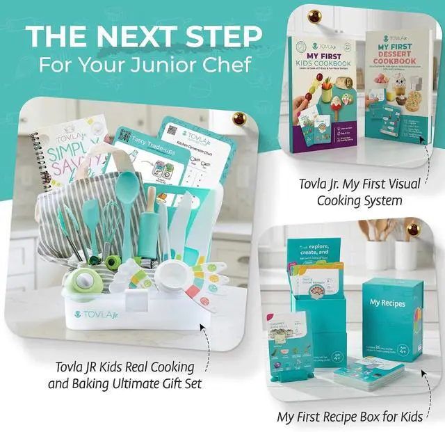 Alt view image 7 of 7 - Tovla Jr. Kid Safe Knife Set for Real Cooking | Toddler Knives | Ages 4-12