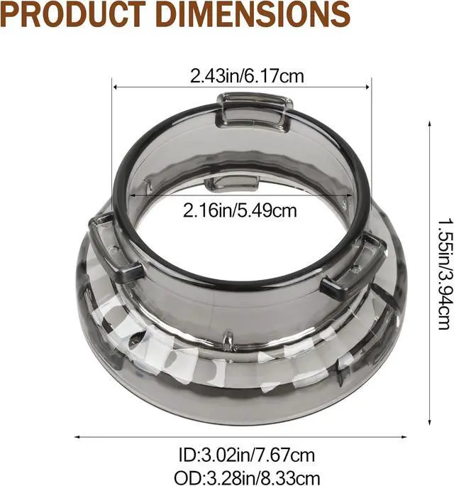 Alt view image 2 of 7 - 54mm Dosing Funnel for Barista & Bambino Espresso Machines