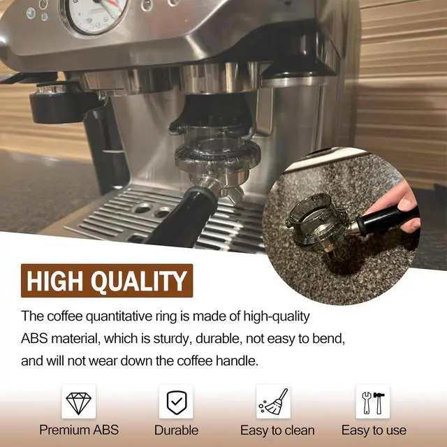 Alt view image 6 of 7 - 54mm Dosing Funnel for Barista & Bambino Espresso Machines