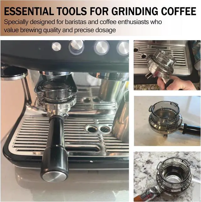 Alt view image 7 of 7 - 54mm Dosing Funnel for Barista & Bambino Espresso Machines