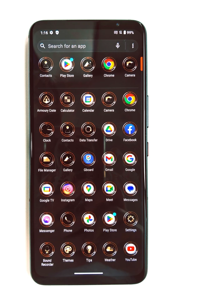 Alt view image 6 of 7 - Asus Rog Phone 6 DIABLO IMMORTAL EDITION Dual-SIM 512GB ROM + 16GB RAM (GSM | CDMA) Factory Unlocked 5G Smartphone (Hellfire Red) - International Version