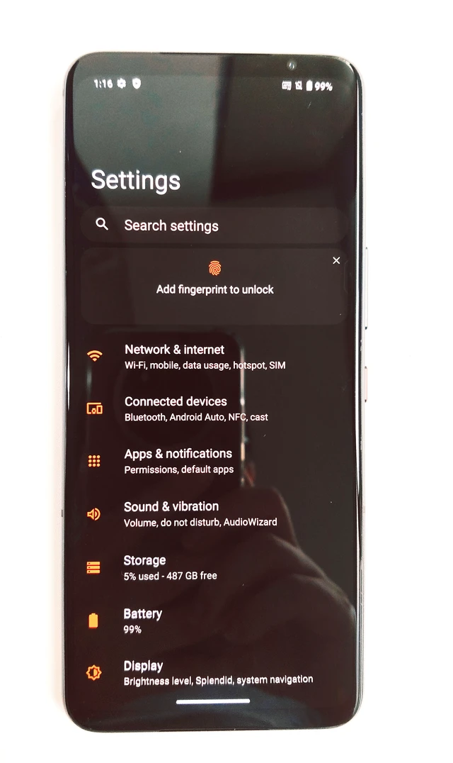 Alt view image 7 of 7 - Asus Rog Phone 6 DIABLO IMMORTAL EDITION Dual-SIM 512GB ROM + 16GB RAM (GSM | CDMA) Factory Unlocked 5G Smartphone (Hellfire Red) - International Version