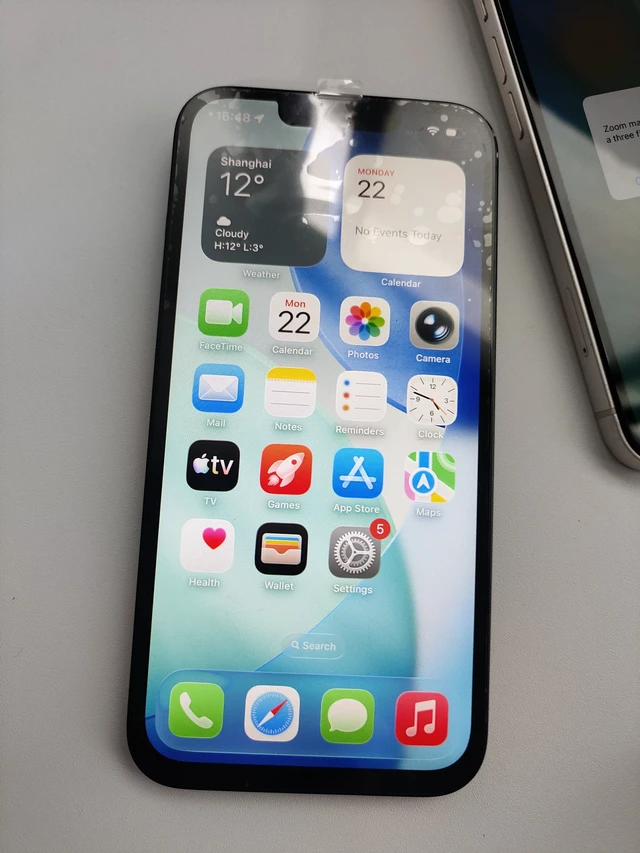 Alt view image 7 of 7 - Apple iPhone 14 Dual-SIM 256GB ROM + 6GB RAM (Only GSM | No CDMA) Factory Unlocked 5G Smartphone (Blue) - International Version