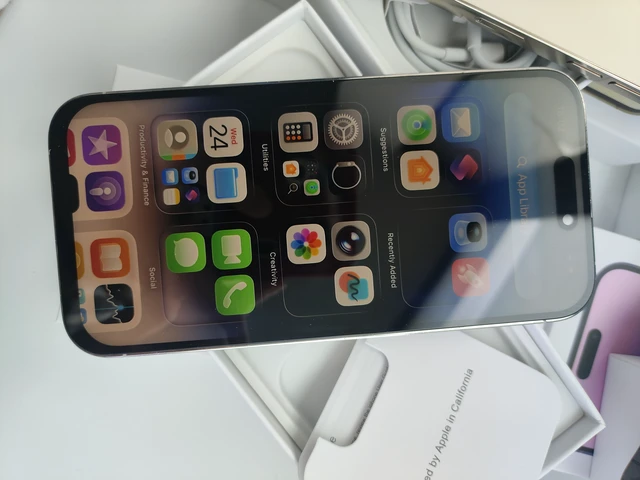 Alt view image 6 of 7 - Apple iPhone 14 Pro Dual-SIM 512GB ROM + 6GB RAM (Only GSM | No CDMA) Factory Unlocked 5G Smartphone (Gold) - International Version