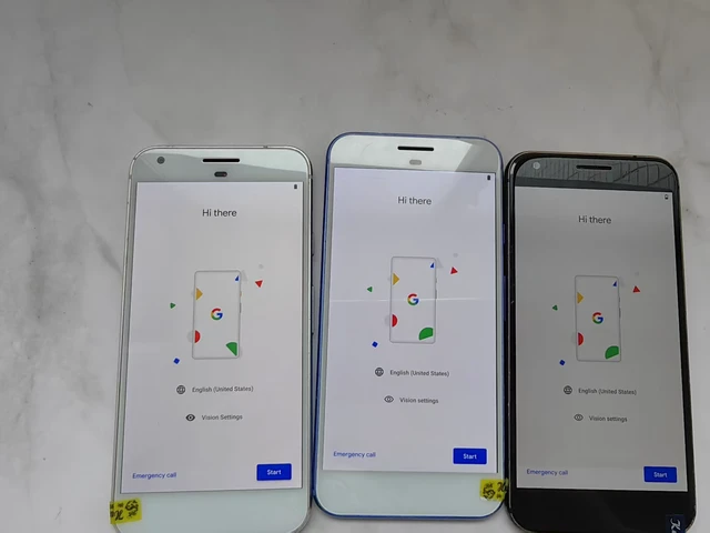 Alt view image 4 of 7 - Google Pixel 32GB GSM + CDMA Verizon 4G LTE 5'' AMOLED Display 4GB RAM 12.3 MP Camera Phone - Very Silver - US Version