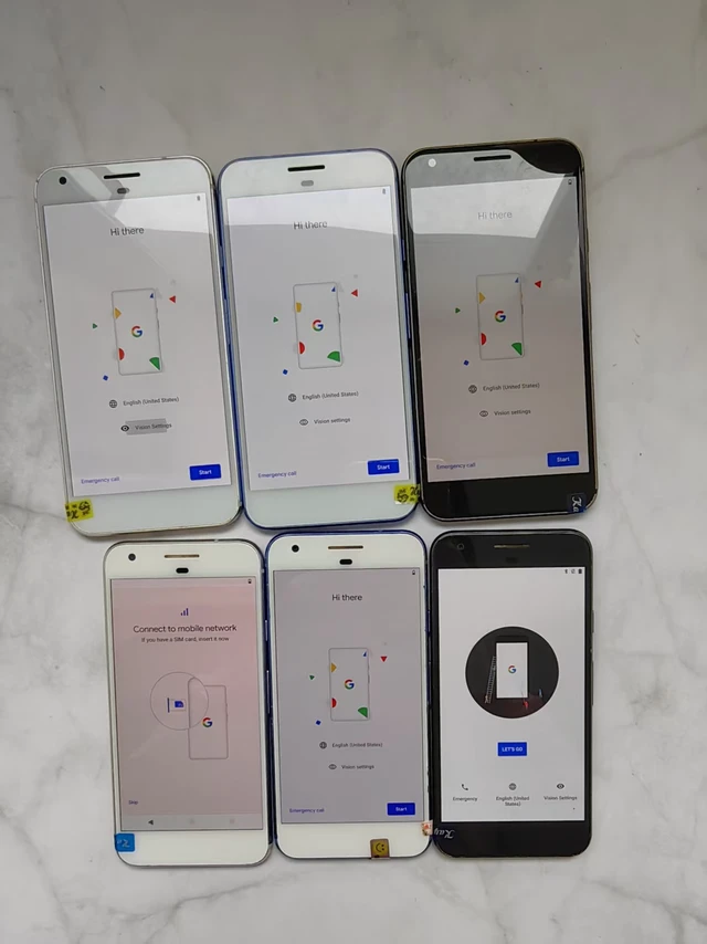 Alt view image 2 of 7 - Google Pixel 32GB GSM + CDMA Verizon 4G LTE 5'' AMOLED Display 4GB RAM 12.3 MP Camera Phone - Very Silver - US Version