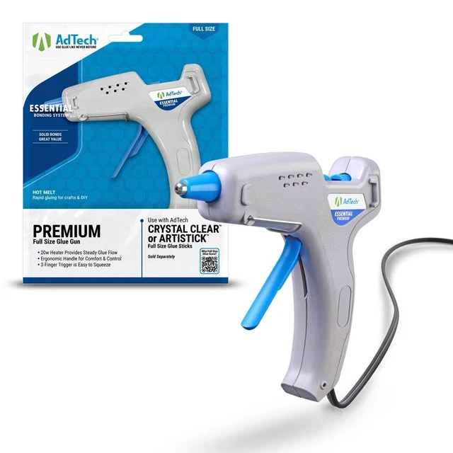 Alt view image 2 of 4 - Premium Full Size High Temp Glue Gun 20W Heater High Output Nozzle with