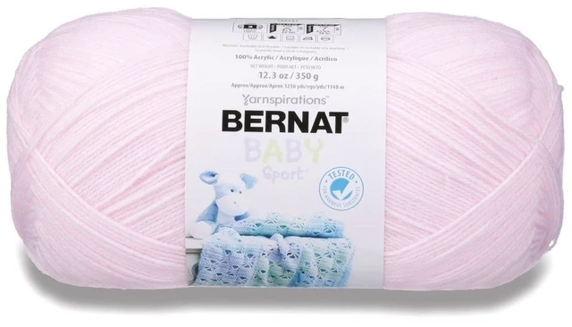 Main image of Baby Sport 3 DK Acrylic Yarn Baby Pink 10.5oz 300g 1077 Yards