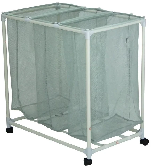 Main image of Rolling Laundry Sorter Cart with Removable Mesh Bags and Casters