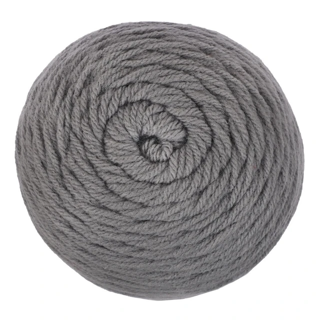Alt view image 4 of 6 - Medium Weight Acrylic Yarn Grey 14 Ounce Skein 798 Yards Soft Knitting Crochet