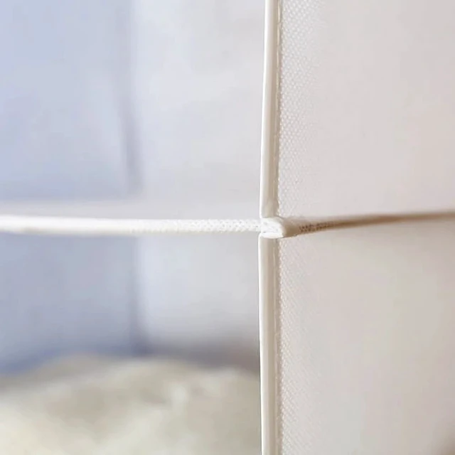 Alt view image 4 of 6 - Non-Woven Hanging Closet Organizer with 6 Shelves, Adjustable Shelf Divider,