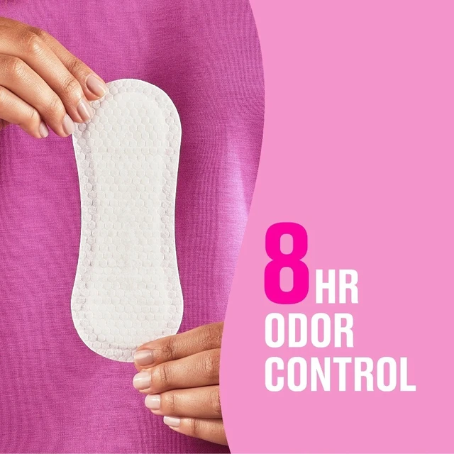 Alt view image 3 of 6 - Extra Long Unscented Panty Liners for Women 93 Count Daily Protection