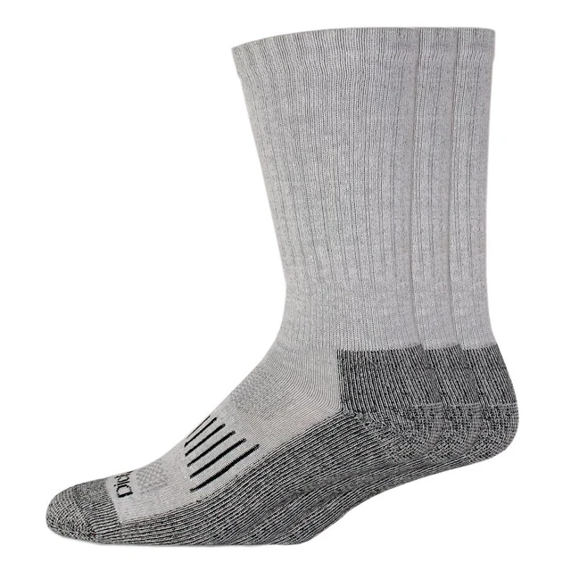 Alt view image 6 of 6 - Men's Heavyweight Crew Socks 3-Pack for Work Hiking Athletic Comfort