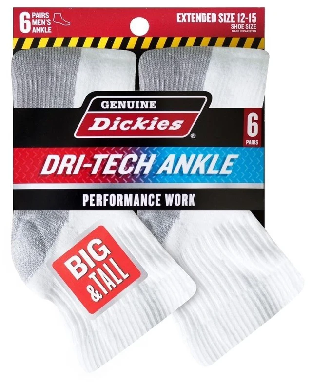 Main image of Men's Cotton Ankle Socks 6-Pack Low Cut Casual Comfort Athletic Quarter Socks