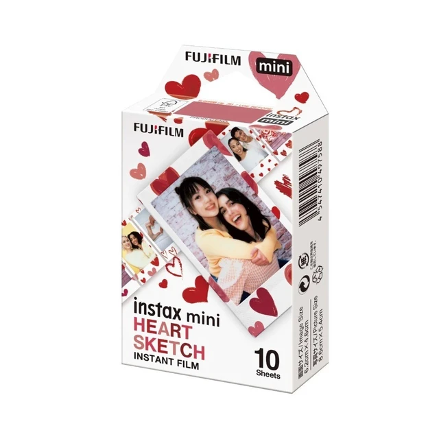 Alt view image 6 of 6 - Mini Heart Frame Instant Camera Film 10 Exposures