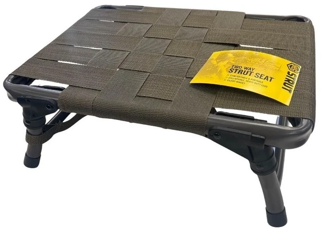 Main image of Folding Legs Turkey Hunting Chair with Nylon Webbed Seat Portable Compact