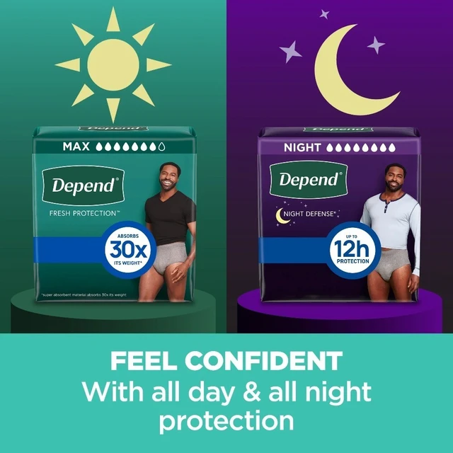 Alt view image 5 of 6 - Fresh Protection Incontinence Underwear for Men Large Size 28 Count Adult