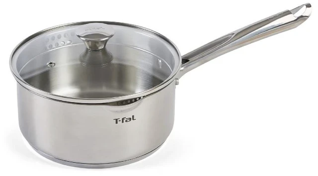 Main image of Stainless Steel Sauce Pan with Lid 3 Quart Cookware Pot Induction Compatible