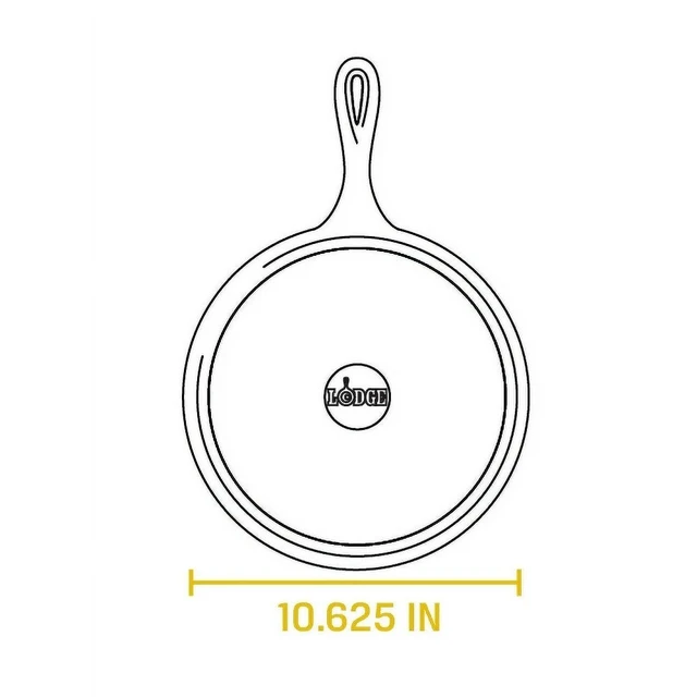 Alt view image 3 of 6 - Heavy Duty Pre-Seasoned Cast Iron Griddle for Stovetop and Outdoor Cooking