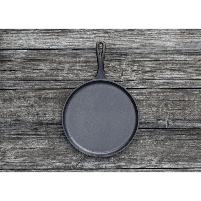 Alt view image 4 of 6 - Heavy Duty Pre-Seasoned Cast Iron Griddle for Stovetop and Outdoor Cooking