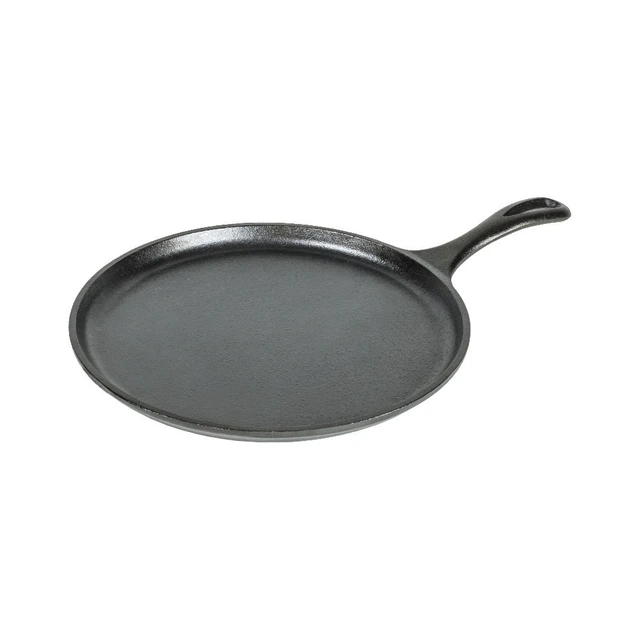 Alt view image 6 of 6 - Heavy Duty Pre-Seasoned Cast Iron Griddle for Stovetop and Outdoor Cooking