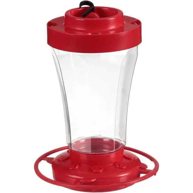 Alt view image 3 of 3 - First Nature Hummingbird Feeder 32 oz Red