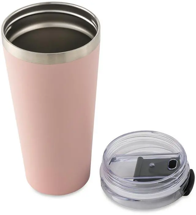 Alt view image 5 of 6 - Mainstays 20 oz Stainless Steel Tumbler, Blush