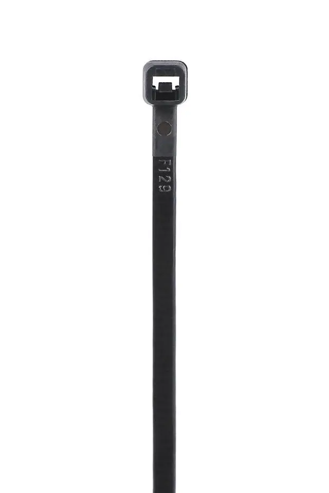 Alt view image 7 of 7 - Hyper Tough 8 inch 75lb Cable Ties UV Resistant Black 100 Count