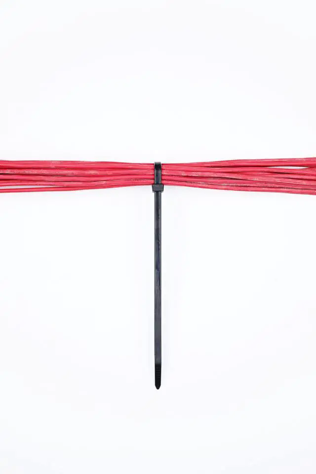 Alt view image 4 of 7 - Hyper Tough 8 inch 75lb Cable Ties UV Resistant Black 100 Count