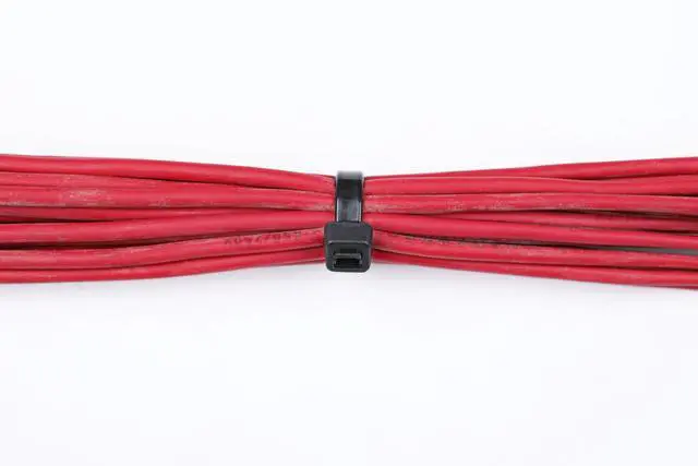 Alt view image 3 of 7 - Hyper Tough 8 inch 75lb Cable Ties UV Resistant Black 100 Count