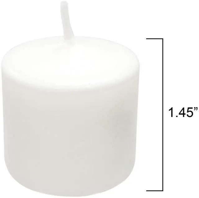 Alt view image 3 of 5 - Mainstays Unscented Votive Candles, White, 16 Count
