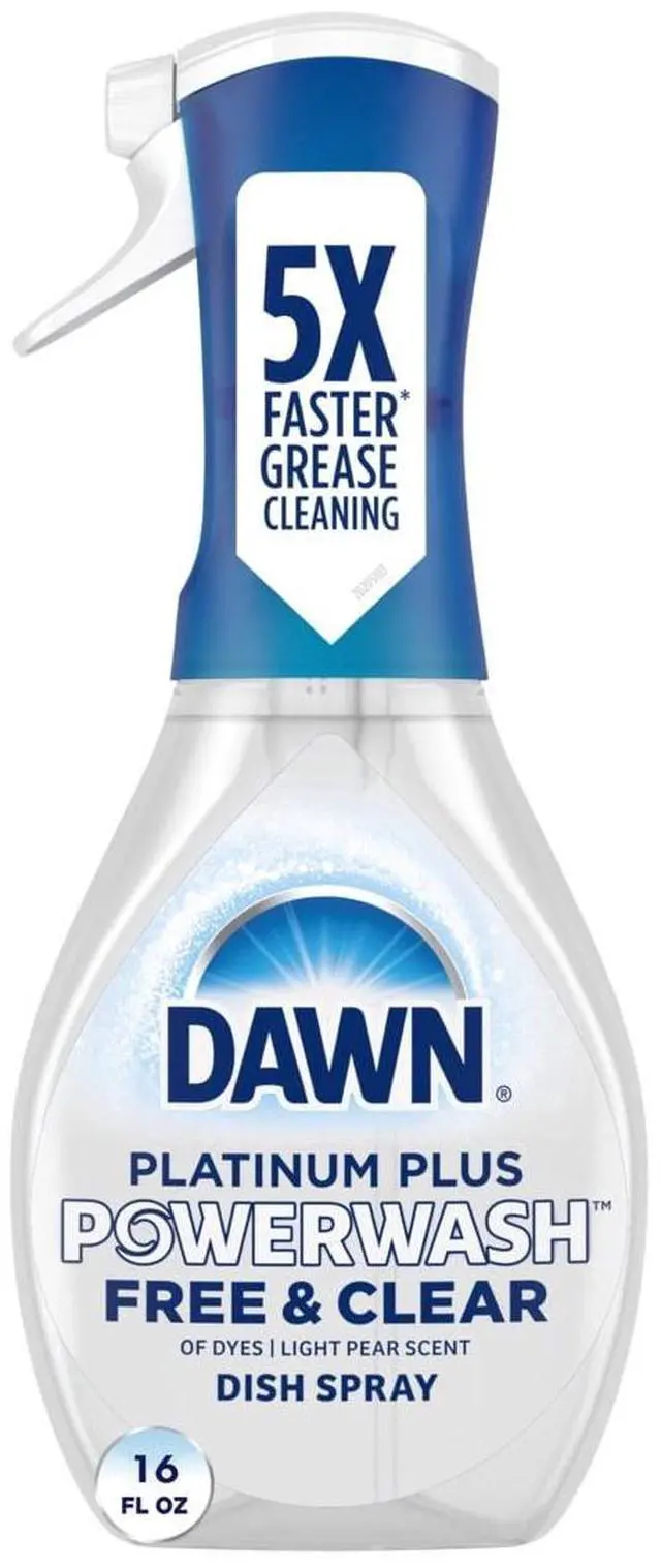 Main image of Dawn Powerwash Spray, Dish Soap, Dishwashing Liquid, Free & Clear, 1 Starter Kit, 16 Fl Oz