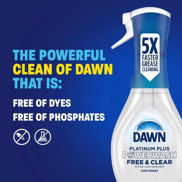 Alt view image 2 of 6 - Dawn Powerwash Spray, Dish Soap, Dishwashing Liquid, Free & Clear, 1 Starter Kit, 16 Fl Oz