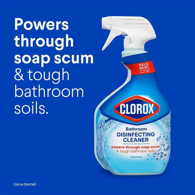 Alt view image 3 of 6 - Clorox Bathroom Disinfecting Cleaner, Original, Spray Bottle, 30 fl oz