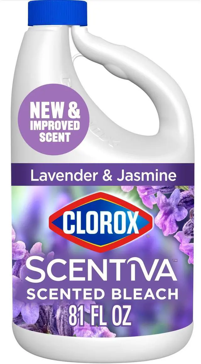 Main image of Clorox Scentiva Scented Bleach, Lavender & Jasmine, 81 fl oz