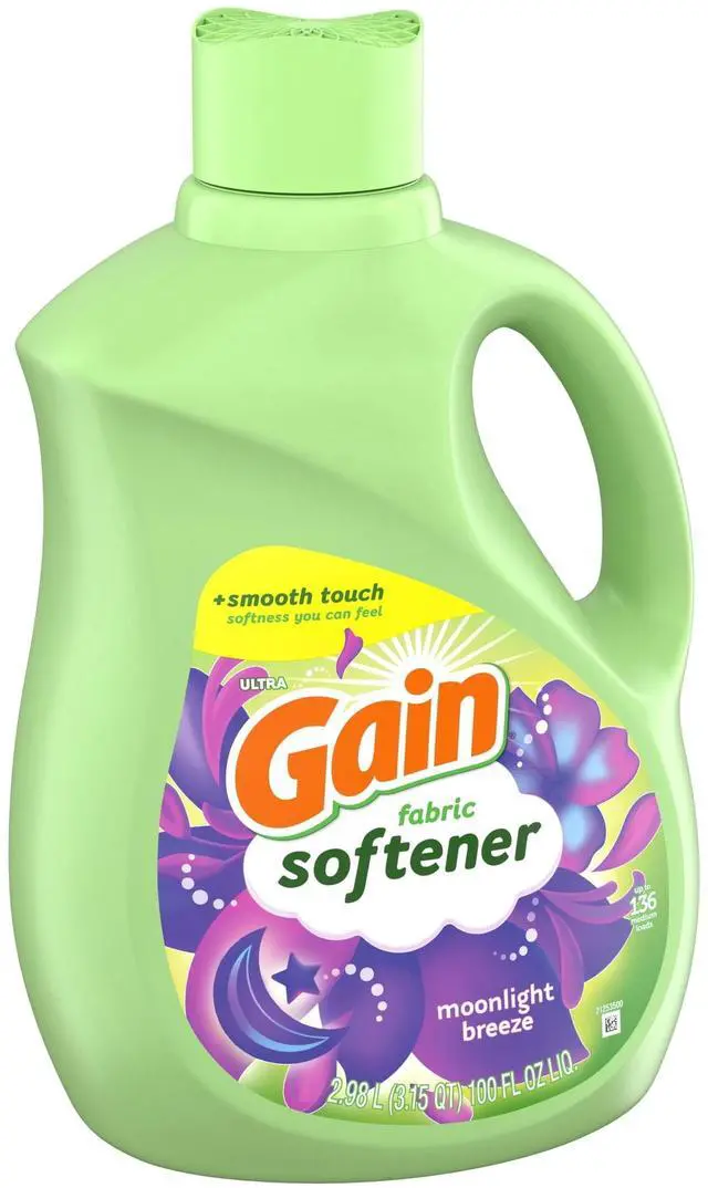 Main image of Gain Laundry Liquid Fabric Softener, Moonlight Breeze Scent, 100 fl oz, 136 Loads