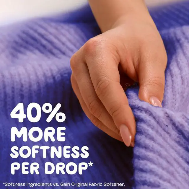 Alt view image 6 of 7 - Gain Liquid Fabric Softener and Conditioner, Relax, Dewdrop Dream Scent, 71 fl oz, 104 Loads