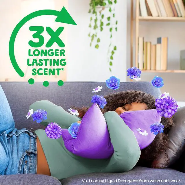 Alt view image 4 of 7 - Gain Liquid Fabric Softener and Conditioner, Relax, Dewdrop Dream Scent, 71 fl oz, 104 Loads