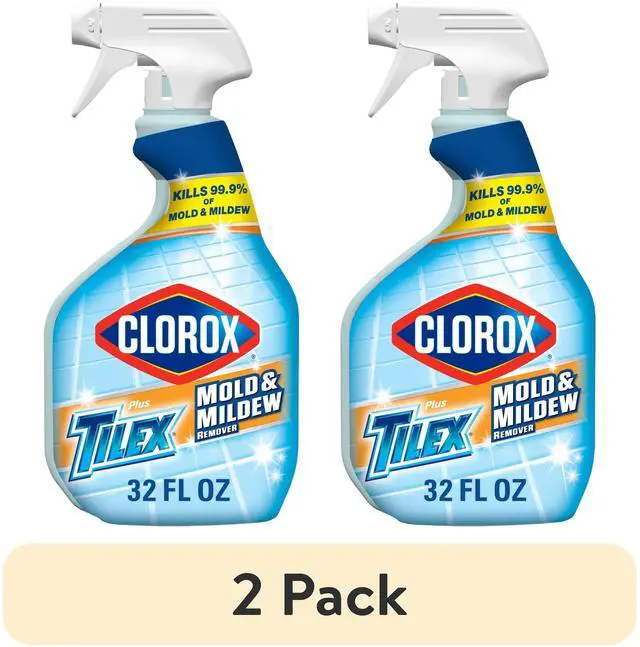 Main image of (2 pack) Clorox Mold & Mildew Remover Plus Tilex Bathroom Cleaner Spray, 32 fl oz