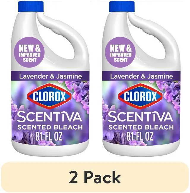 Main image of (2 pack) Clorox Scentiva Scented Bleach, Lavender & Jasmine, 81 fl oz