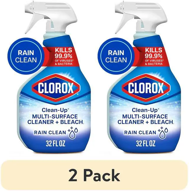 Main image of (2 pack) 32 fl oz Clean-Up Multi-Surface All Purpose Cleaner with Bleach, Rain Clean