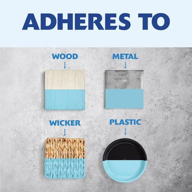 Alt view image 6 of 6 - Aqua, Rust-Oleum American Accents 2X Ultra Cover Satin Spray Paint-327915, 12 oz-Fast shipp
