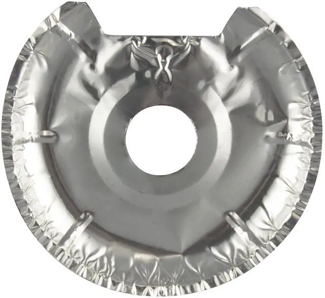 Alt view image 3 of 6 - Mainstays R101F12 Disposable Foil Drip Pan Liners for Electric Stoves - 12 Pack