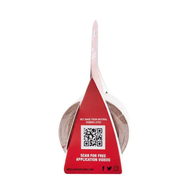 Alt view image 4 of 6 - Mueller Typhoon Kinesiology Therapeutic Tape, Beige, 20 Precut I-Strips,