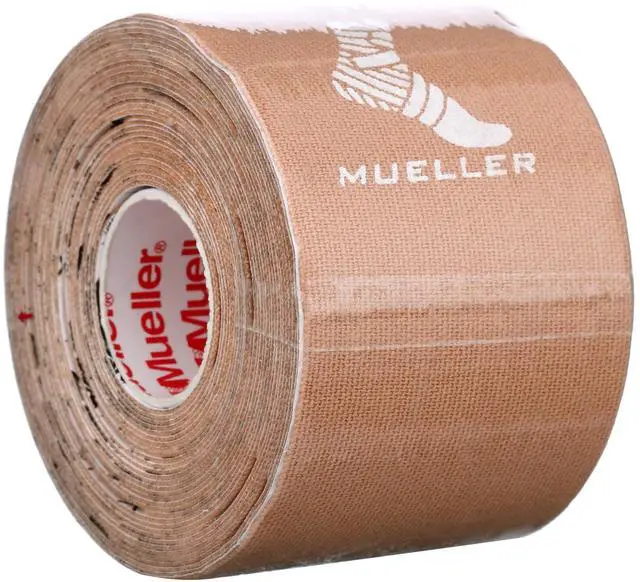 Alt view image 2 of 6 - Mueller Typhoon Kinesiology Therapeutic Tape, Beige, 20 Precut I-Strips,